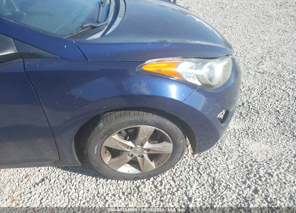 2012 HYUNDAI ELANTRA GLS VIN: 5NPDH4AE5CH106334