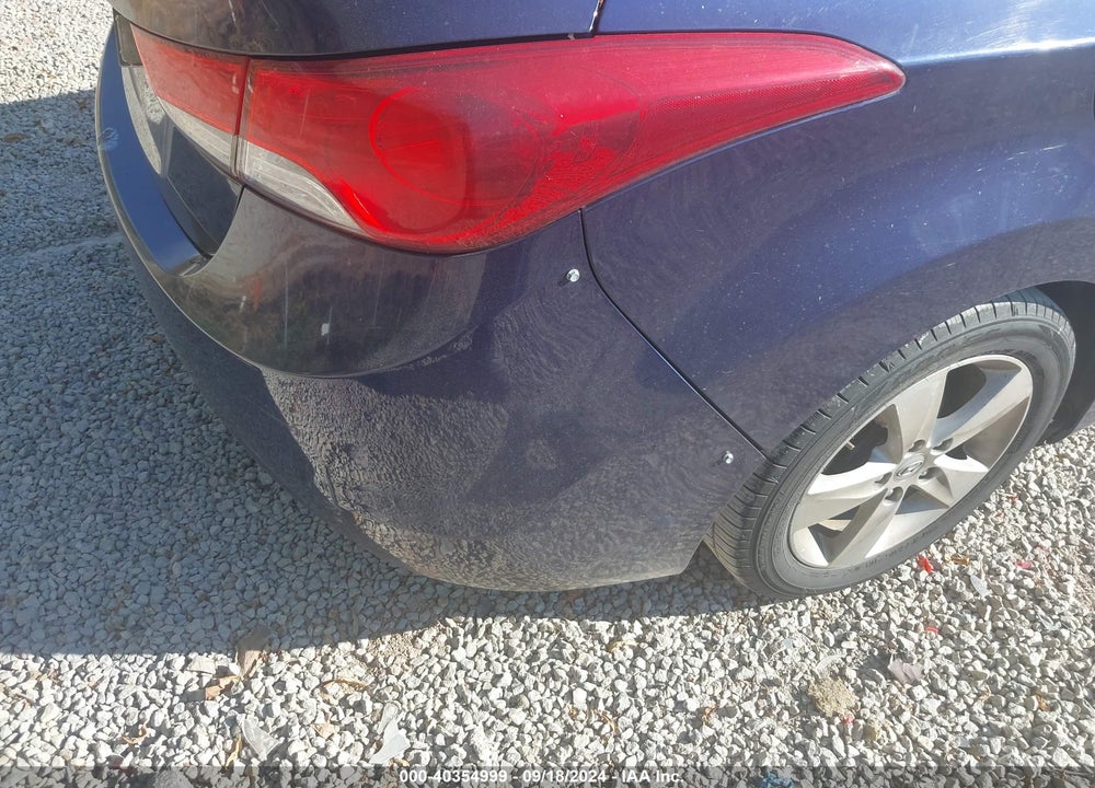 2012 HYUNDAI ELANTRA GLS VIN: 5NPDH4AE5CH106334