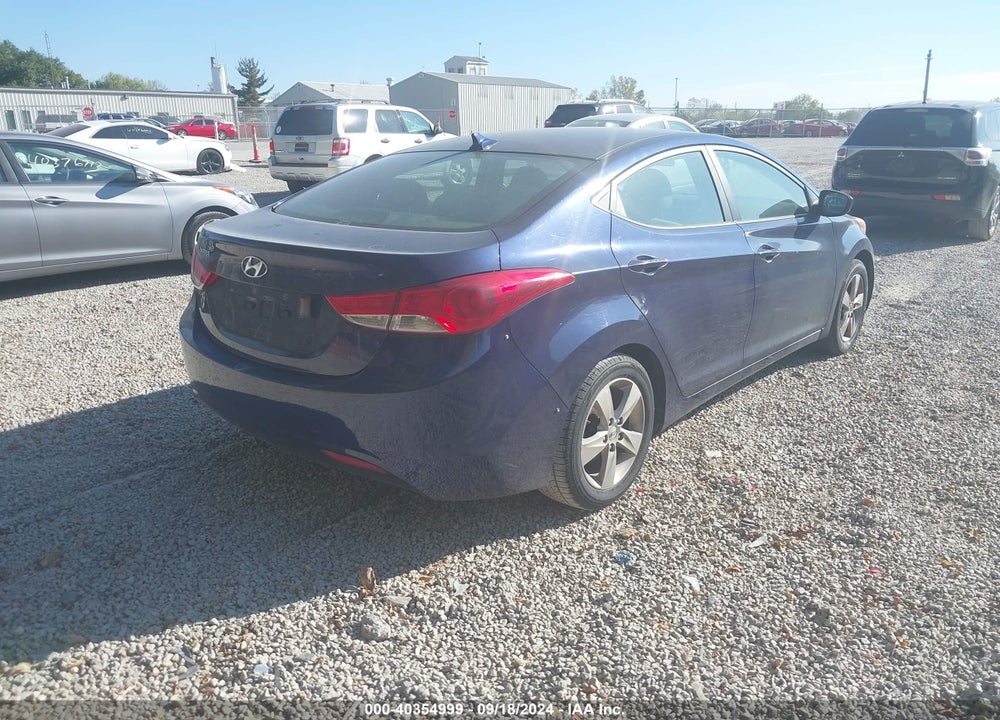 2012 HYUNDAI ELANTRA GLS VIN: 5NPDH4AE5CH106334