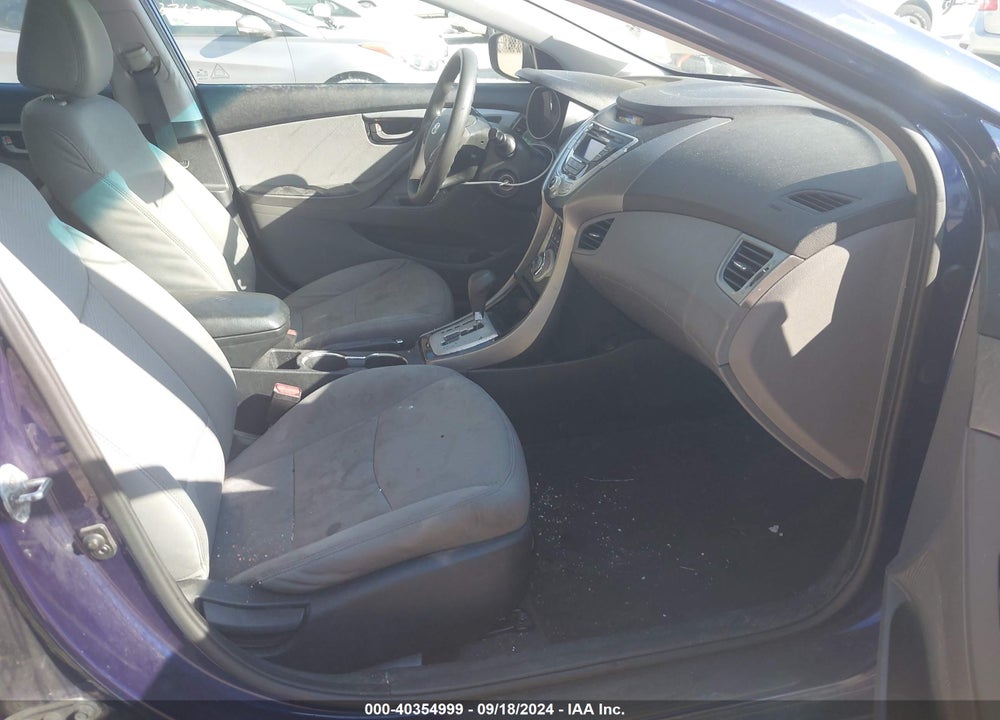 2012 HYUNDAI ELANTRA GLS VIN: 5NPDH4AE5CH106334