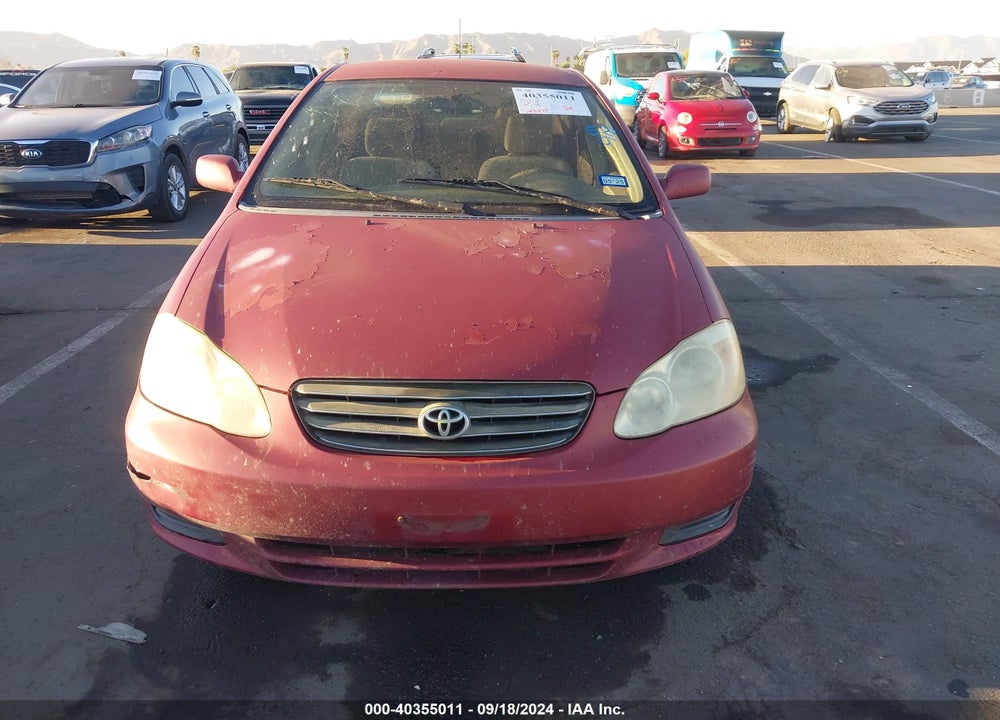 2004 TOYOTA COROLLA LE VIN: JTDBR32E842022461