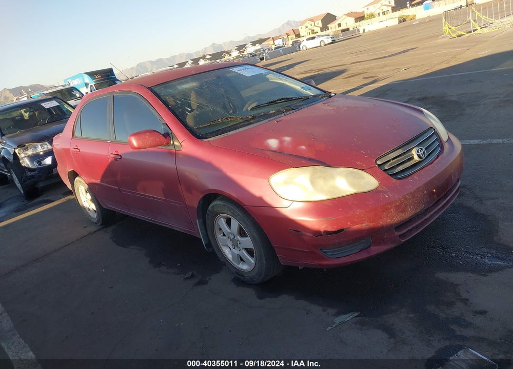 2004 TOYOTA COROLLA LE VIN: JTDBR32E842022461