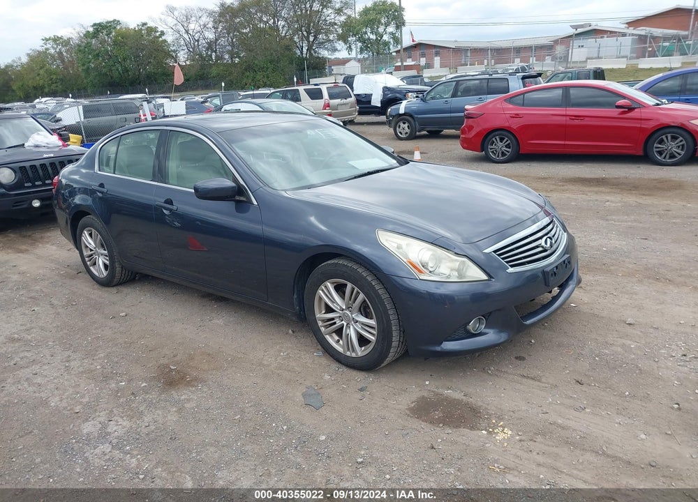 2012 INFINITI G37X VIN: JN1CV6AR0CM671683