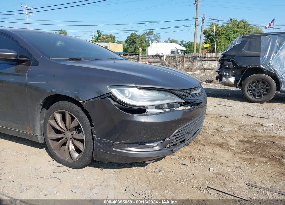 2015 CHRYSLER 200 S VIN: 1C3CCCBBXFN537351