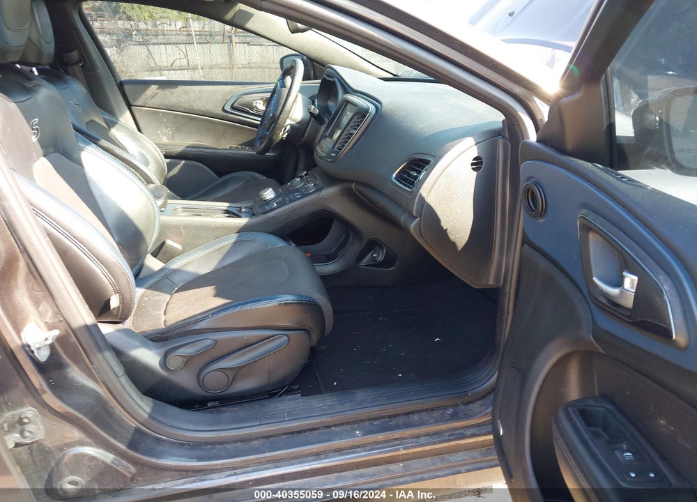 2015 CHRYSLER 200 S VIN: 1C3CCCBBXFN537351