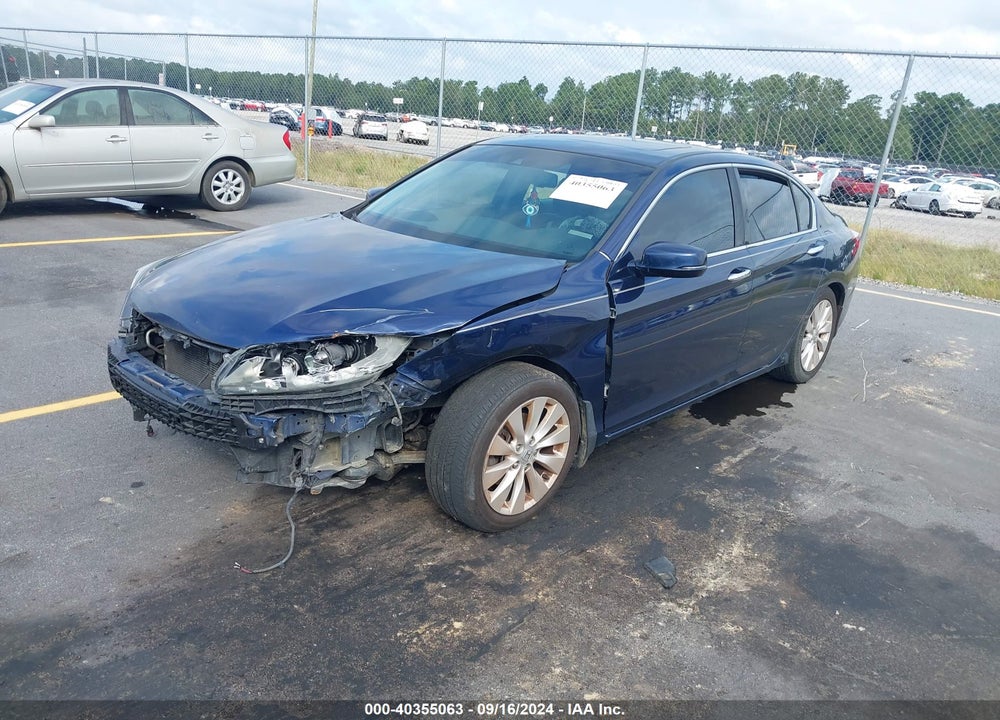 2013 HONDA ACCORD EX-L V-6 VIN: 1HGCR3F86DA011281