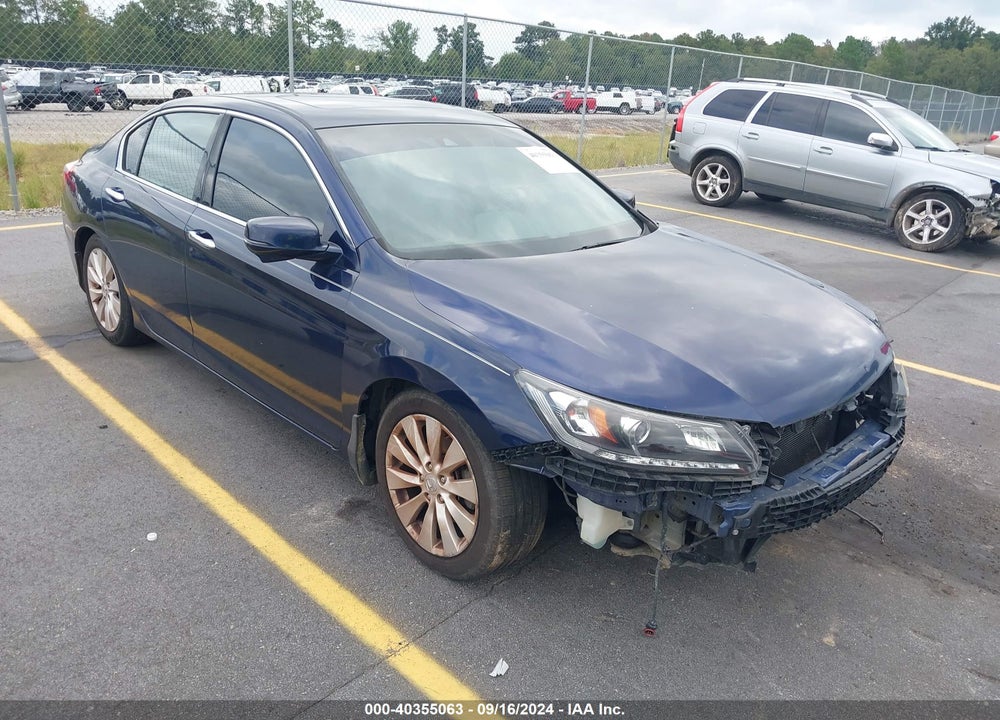 2013 HONDA ACCORD EX-L V-6 VIN: 1HGCR3F86DA011281