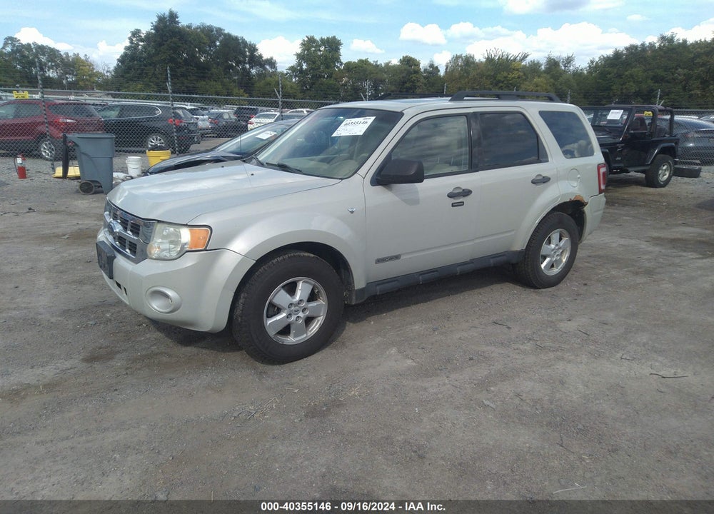 2008 FORD ESCAPE XLT VIN: 1FMCU93138KA72767