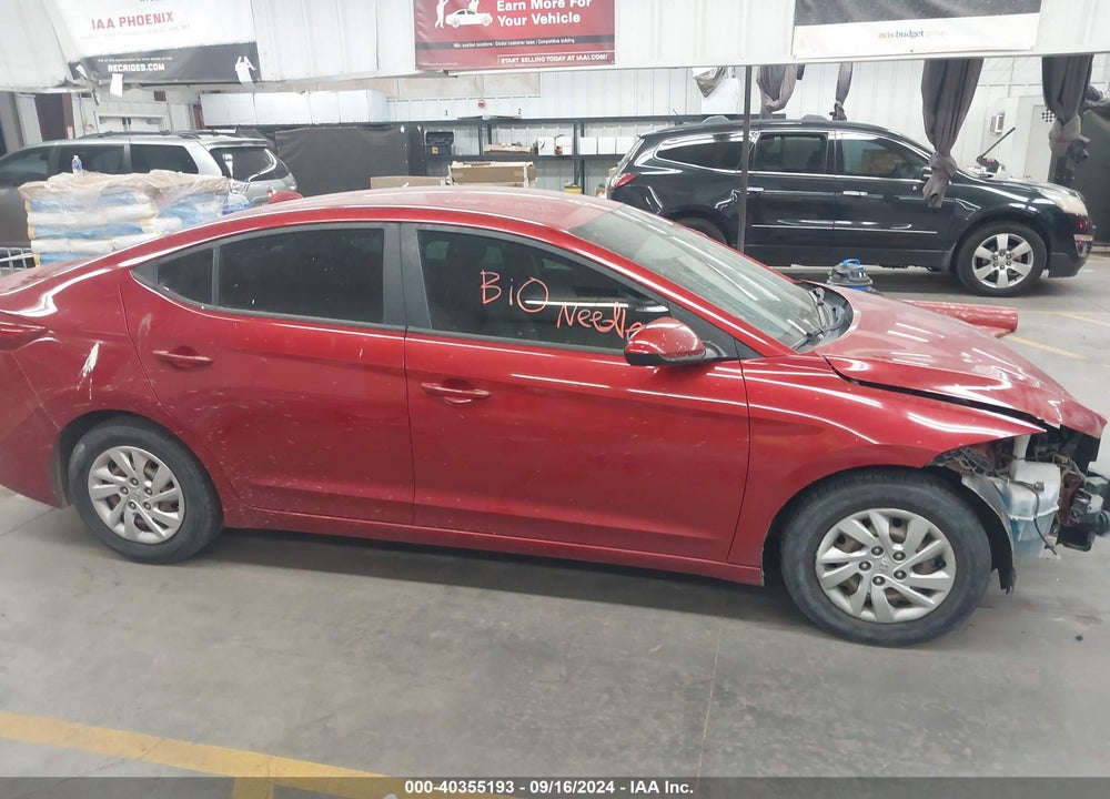 2017 HYUNDAI ELANTRA SE VIN: 5NPD74LF9HH184244