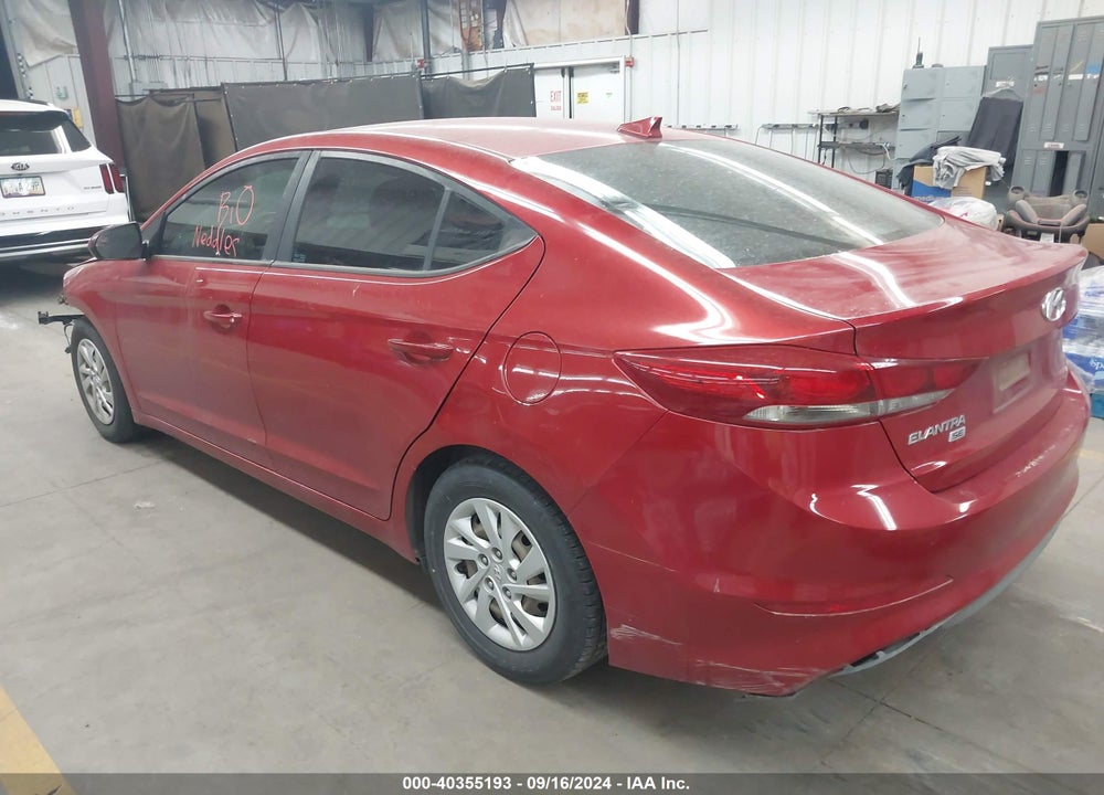 2017 HYUNDAI ELANTRA SE VIN: 5NPD74LF9HH184244