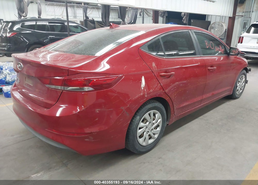 2017 HYUNDAI ELANTRA SE VIN: 5NPD74LF9HH184244