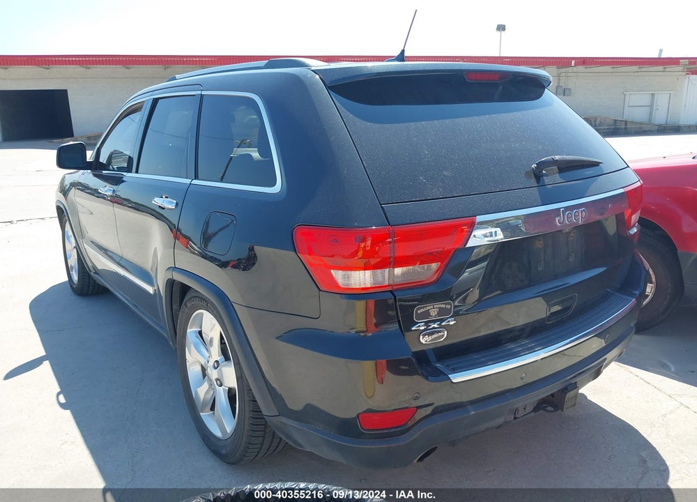 2012 JEEP GRAND CHEROKEE OVERLAND VIN: 1C4RJFCT6CC269605