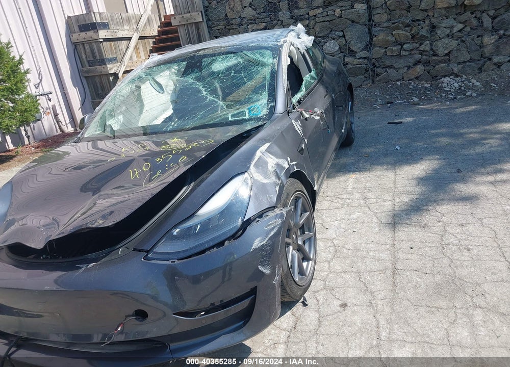 2022 TESLA MODEL 3 LONG RANGE DUAL MOTOR ALL-WHEEL DRIVE VIN: 5YJ3E1EB9NF207252