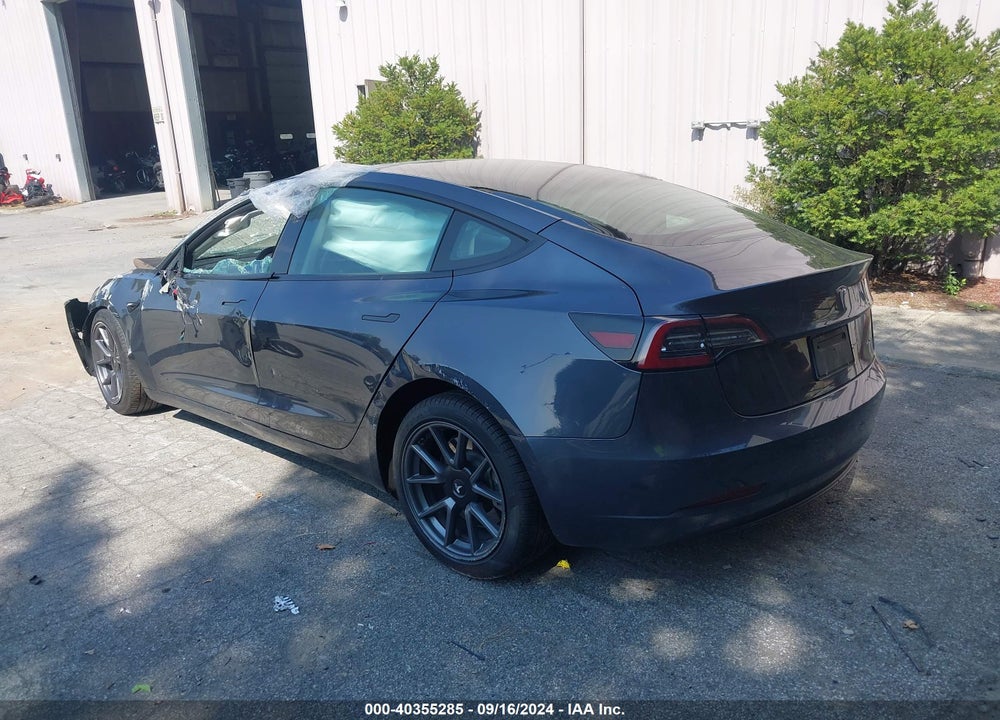 2022 TESLA MODEL 3 LONG RANGE DUAL MOTOR ALL-WHEEL DRIVE VIN: 5YJ3E1EB9NF207252