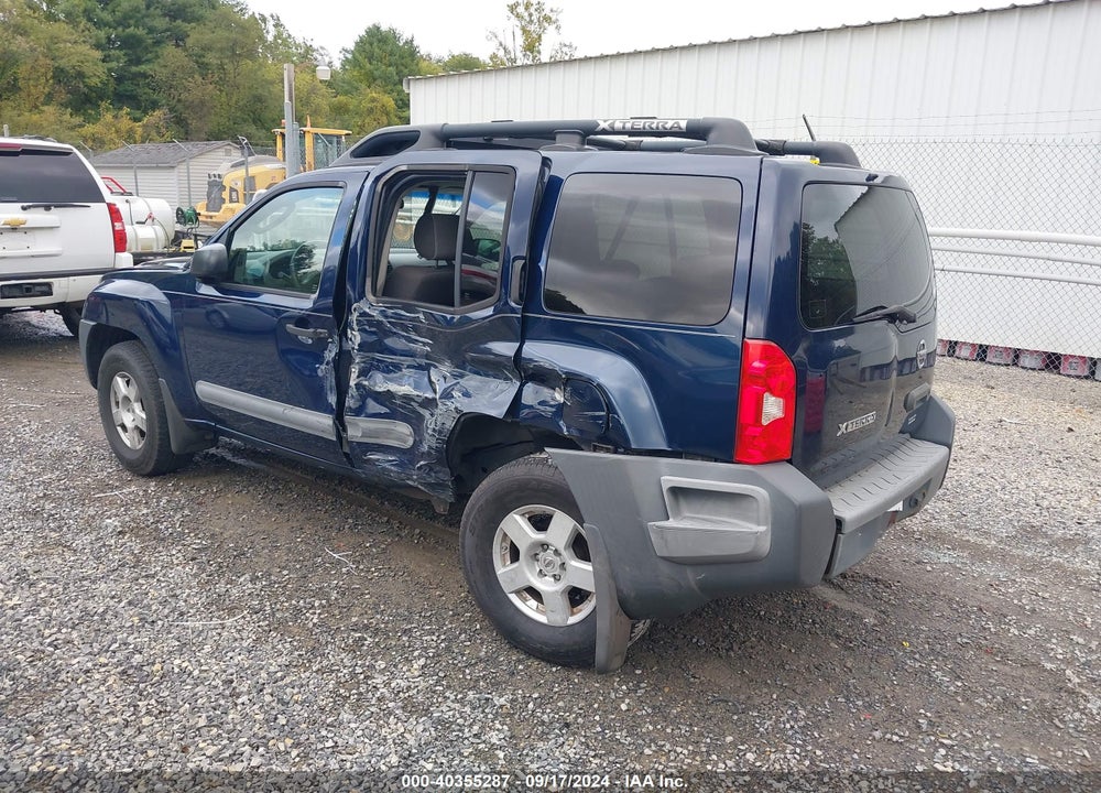 2006 NISSAN XTERRA S VIN: 5N1AN08W56C502536