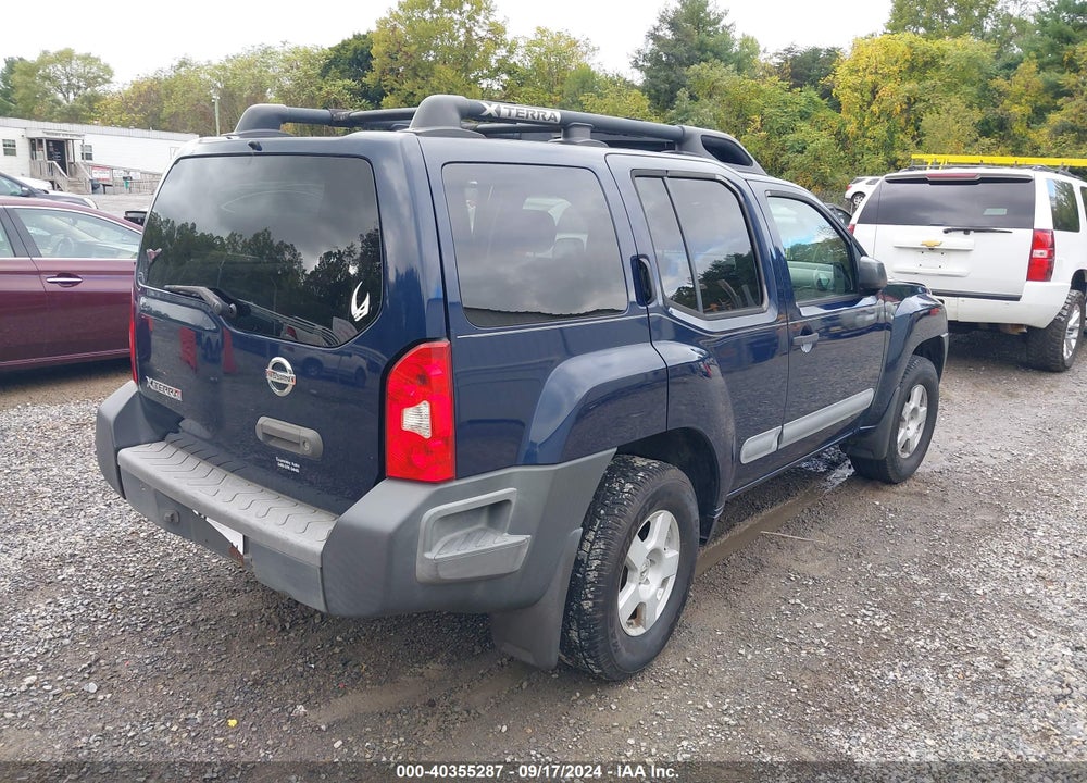 2006 NISSAN XTERRA S VIN: 5N1AN08W56C502536