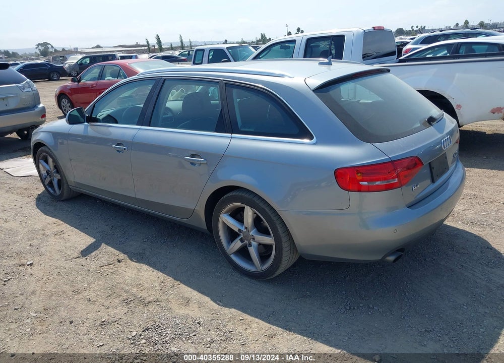 2009 AUDI A4 2.0T AVANT VIN: WAUXF78KX9A127659
