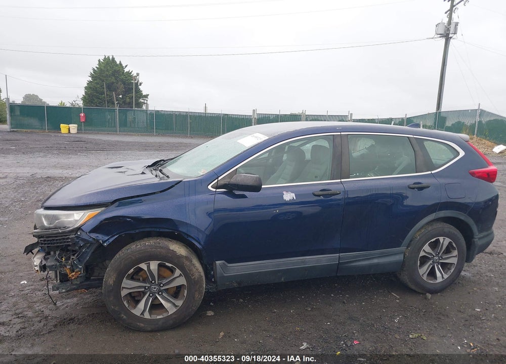 2017 HONDA CR-V LX VIN: 2HKRW6H37HH218314