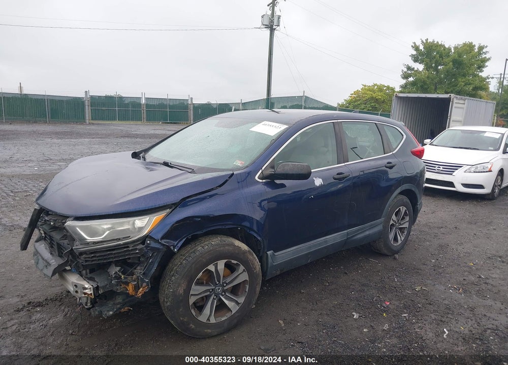 2017 HONDA CR-V LX VIN: 2HKRW6H37HH218314