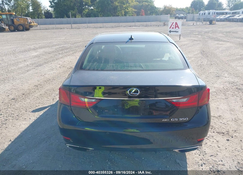2013 LEXUS GS 350 VIN: JTHCE1BL1D5017330