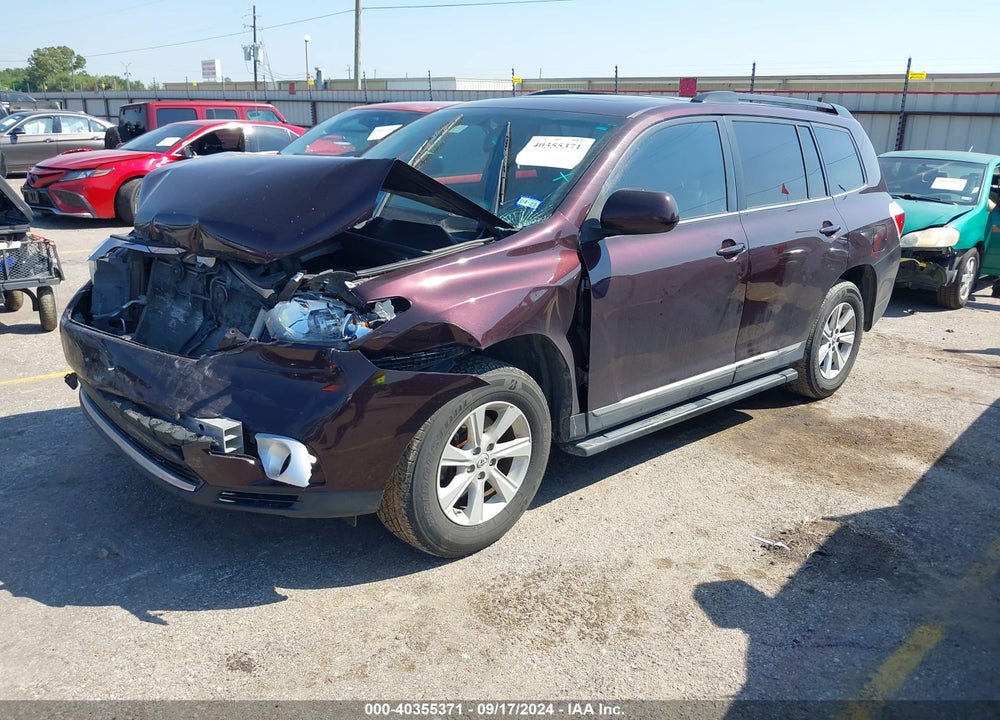 2012 TOYOTA HIGHLANDER SE V6 VIN: 5TDZK3EH7CS065415