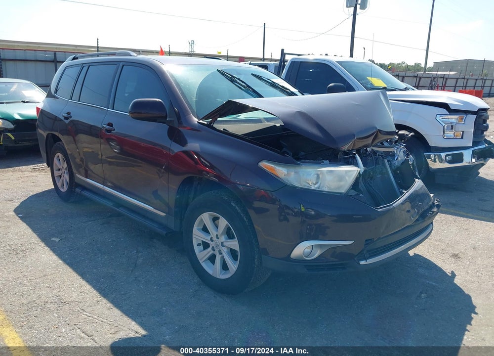 2012 TOYOTA HIGHLANDER SE V6 VIN: 5TDZK3EH7CS065415