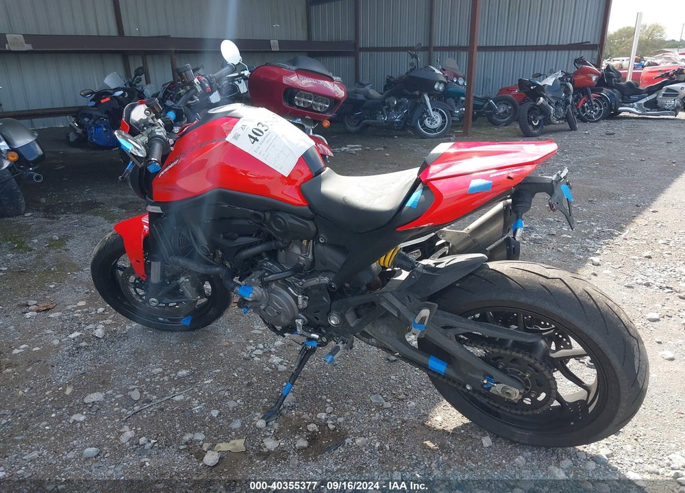 2021 DUCATI MONSTER VIN: ZDMMAMDTXMB000998