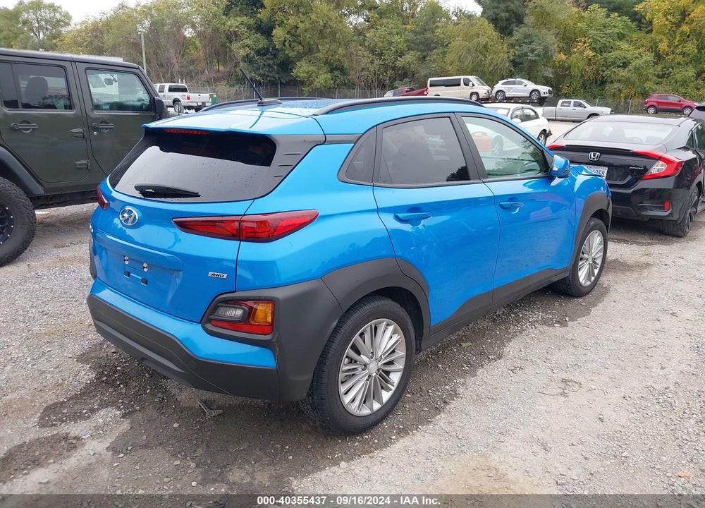 2021 HYUNDAI KONA SEL VIN: KM8K2CAA2MU609371