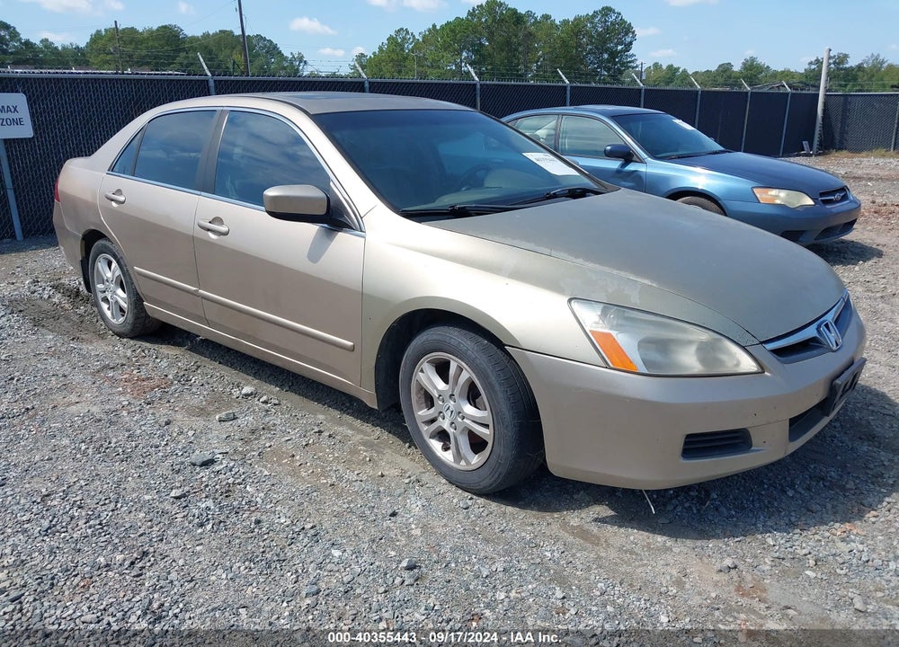 2007 HONDA ACCORD 2.4 EX VIN: 1HGCM56877A045681