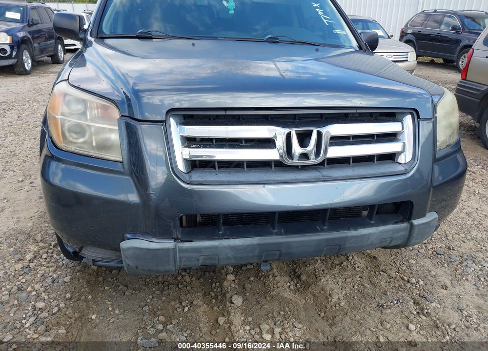 2006 HONDA PILOT LX VIN: 2HKYF18196H554069