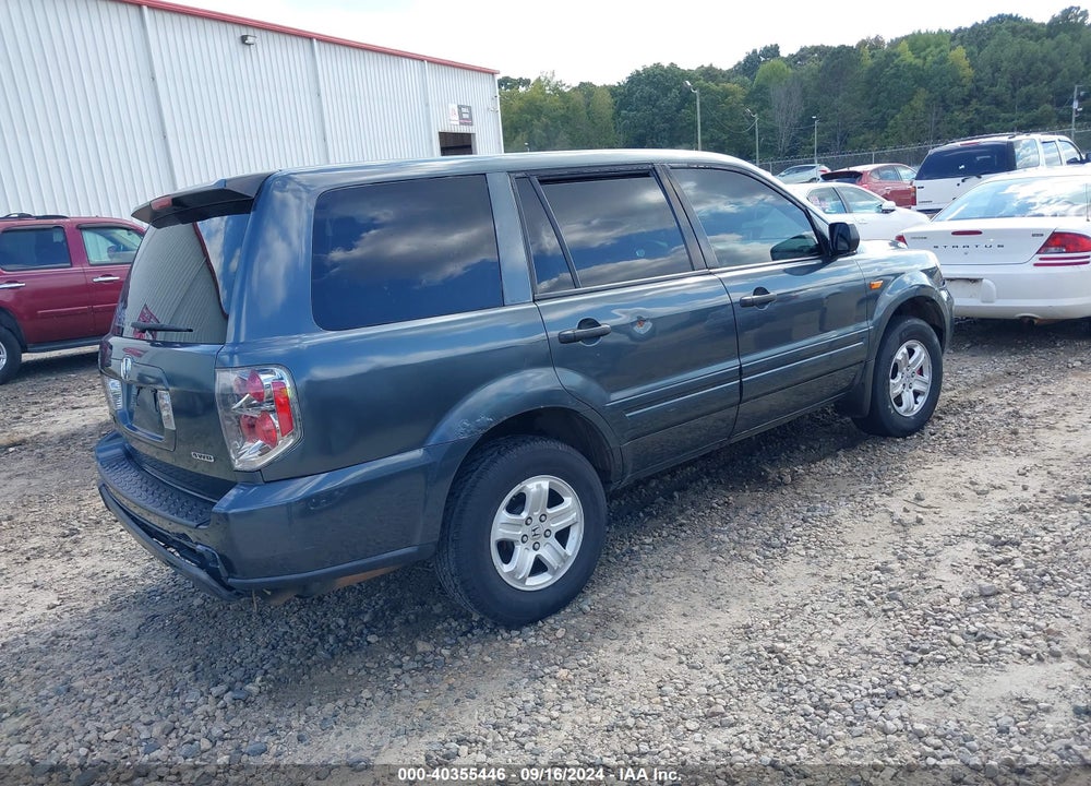 2006 HONDA PILOT LX VIN: 2HKYF18196H554069