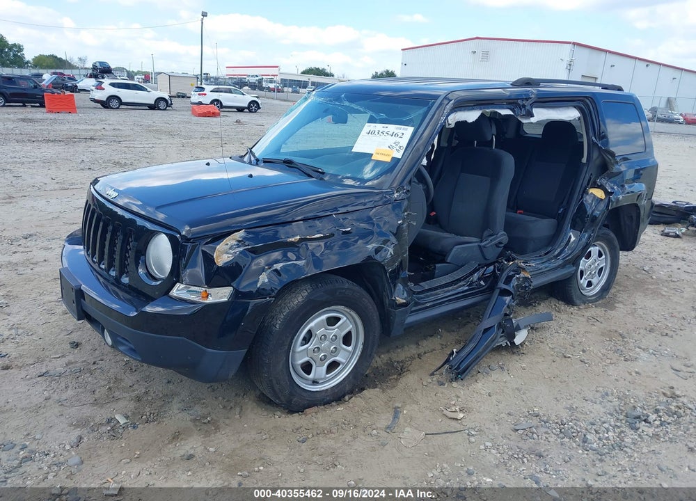 2013 JEEP PATRIOT SPORT VIN: 1C4NJPBA5DD222971