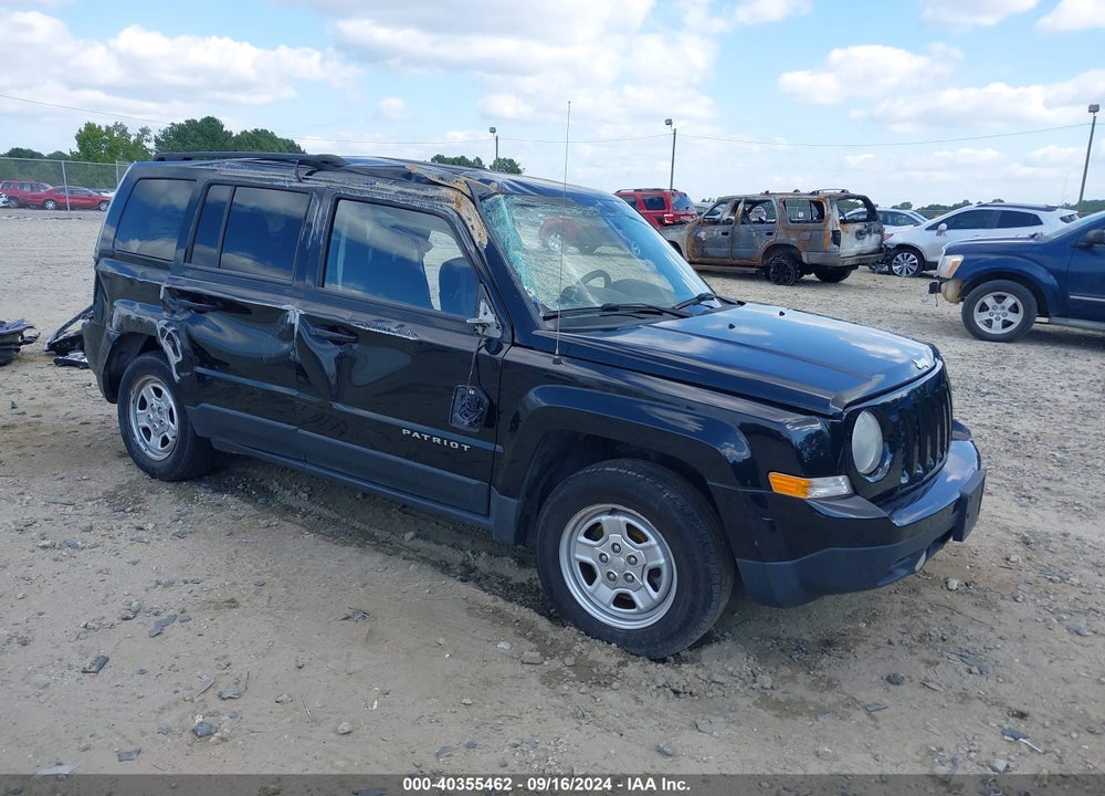 2013 JEEP PATRIOT SPORT VIN: 1C4NJPBA5DD222971