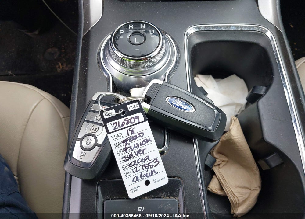 2018 FORD FUSION ENERGI SE LUXURY VIN: 3FA6P0PU8JR127553