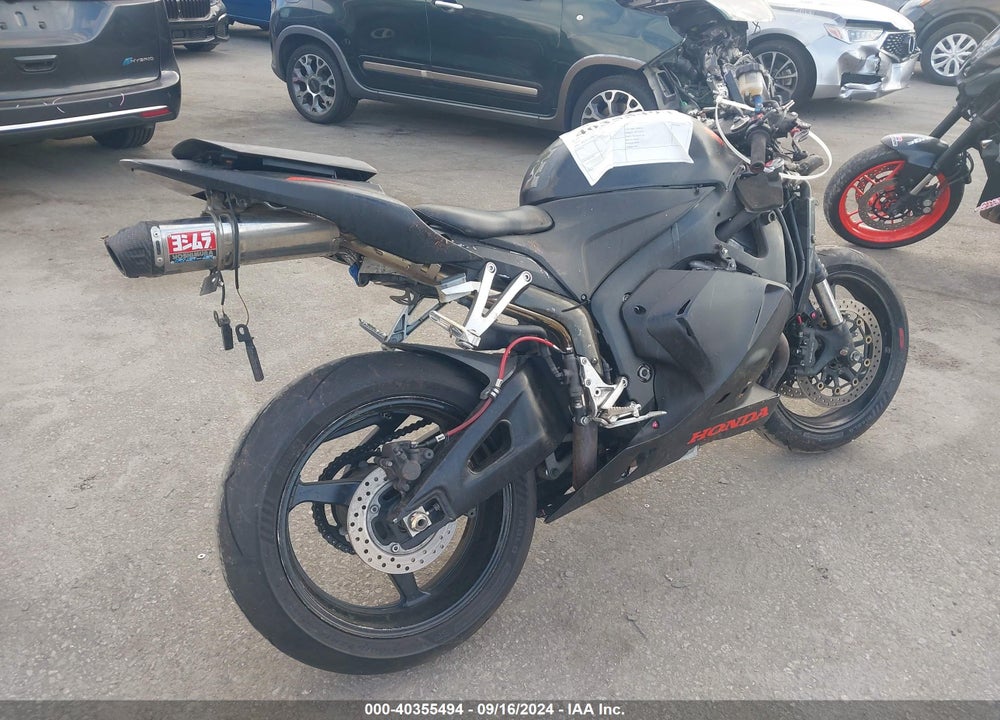 2009 HONDA CBR600 RR VIN: JH2PC40149K200460