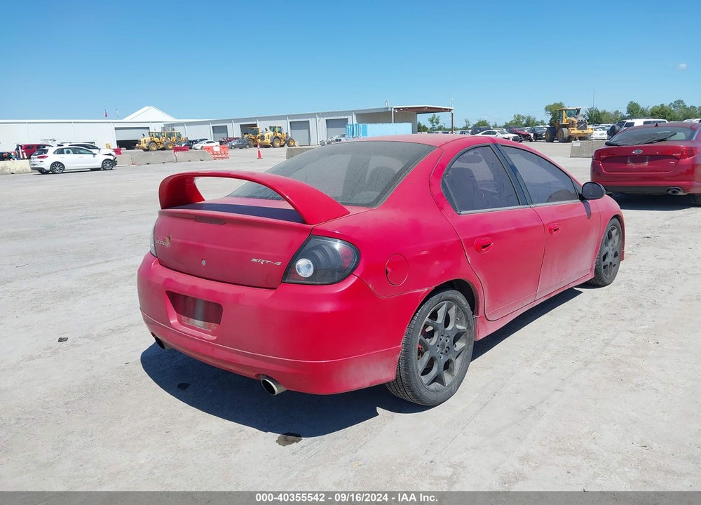 2004 DODGE SRT4 VIN: 1B3ES66SX4D501828