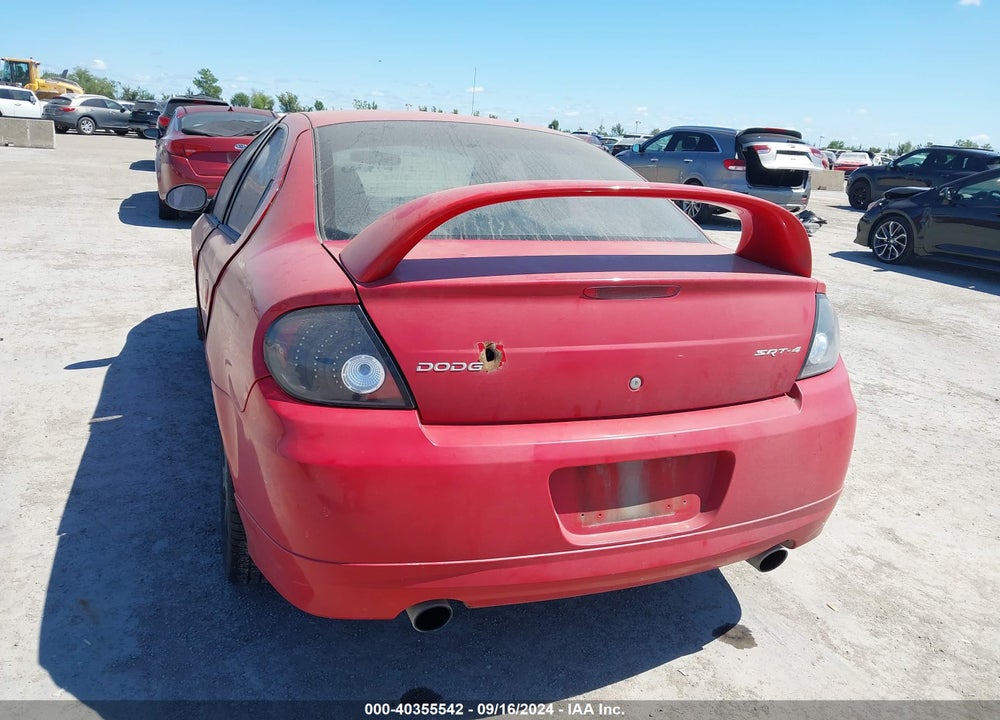 2004 DODGE SRT4 VIN: 1B3ES66SX4D501828
