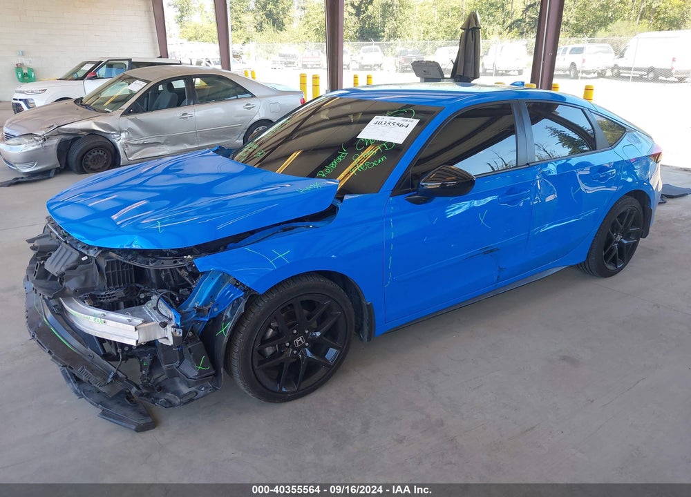2022 HONDA CIVIC SPORT VIN: 19XFL2H87NE014970