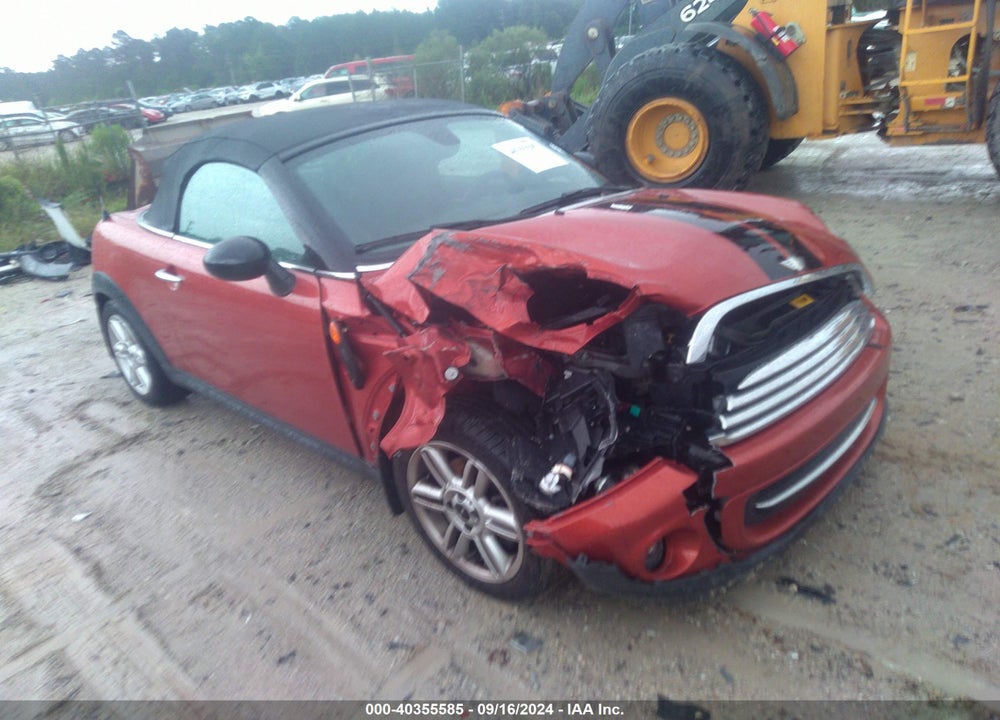 2013 MINI ROADSTER COOPER VIN: WMWSY1C56DT625292