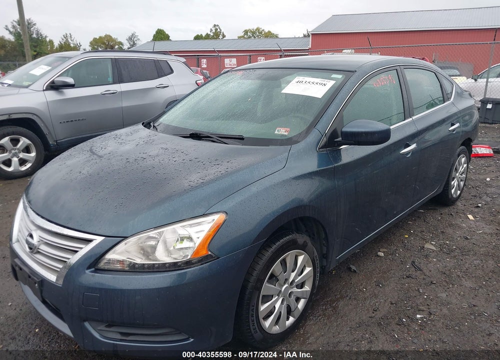 2014 NISSAN SENTRA S VIN: 3N1AB7AP9EY261601