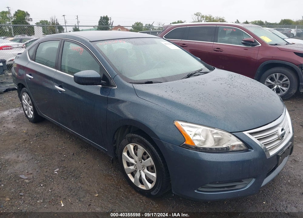 2014 NISSAN SENTRA S VIN: 3N1AB7AP9EY261601
