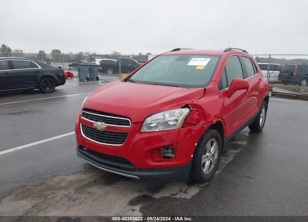 2015 CHEVROLET TRAX LT VIN: KL7CJRSB9FB064853