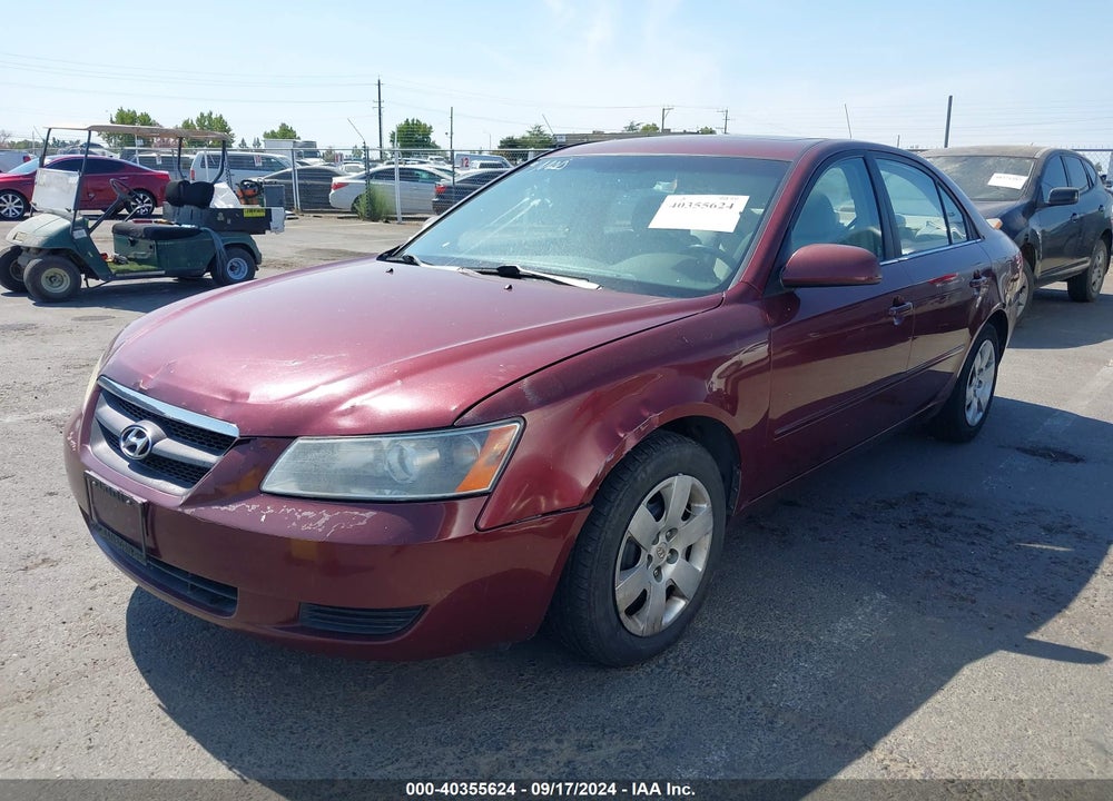 2008 HYUNDAI SONATA GLS VIN: 5NPET46C08H350846
