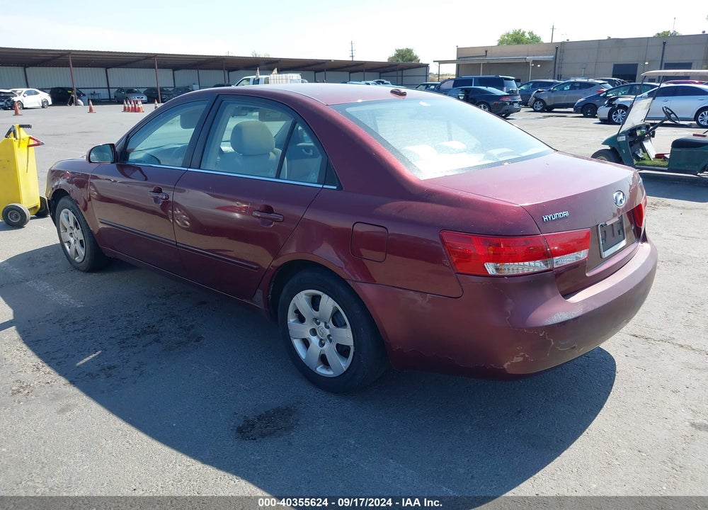 2008 HYUNDAI SONATA GLS VIN: 5NPET46C08H350846