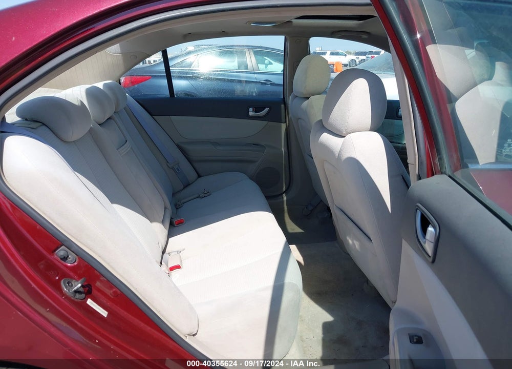 2008 HYUNDAI SONATA GLS VIN: 5NPET46C08H350846