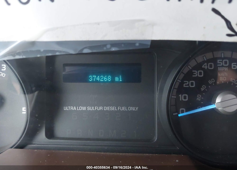 2011 FORD F-450 CHASSIS XL VIN: 1FDUF4GT2BEA96240