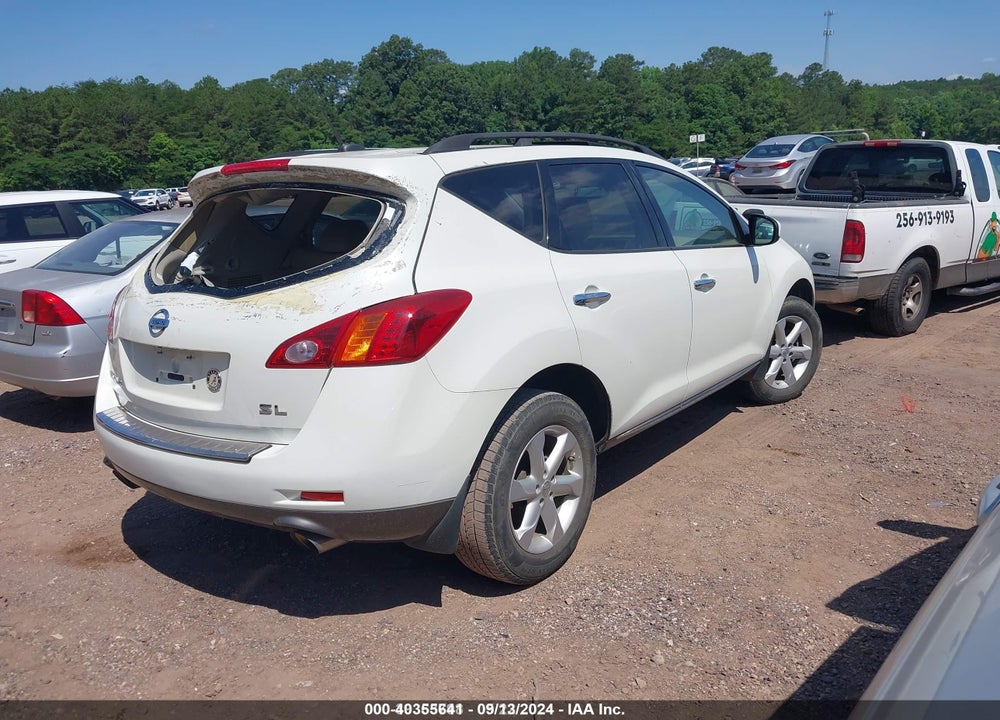 2010 NISSAN MURANO SL VIN: JN8AZ1MU2AW016376