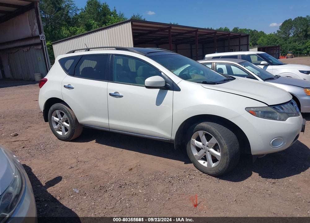 2010 NISSAN MURANO SL VIN: JN8AZ1MU2AW016376