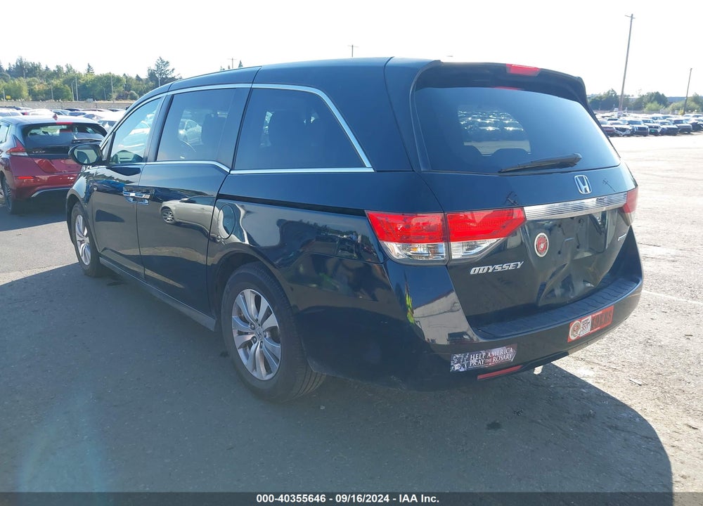 2016 HONDA ODYSSEY SE VIN: 5FNRL5H31GB076851