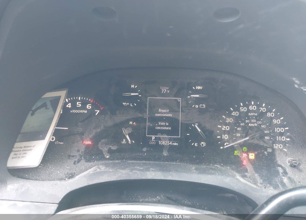 2019 TOYOTA TUNDRA SR 5.7L V8 VIN: 5TFTY5F17KX010456